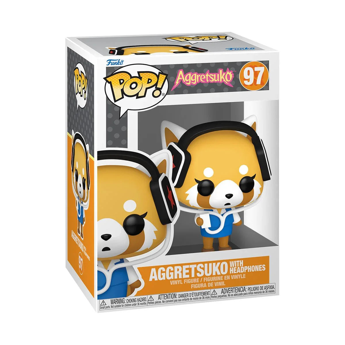 Funko Pop! Sanrio: Aggretsuko - Aggretsuko with Headphones 97