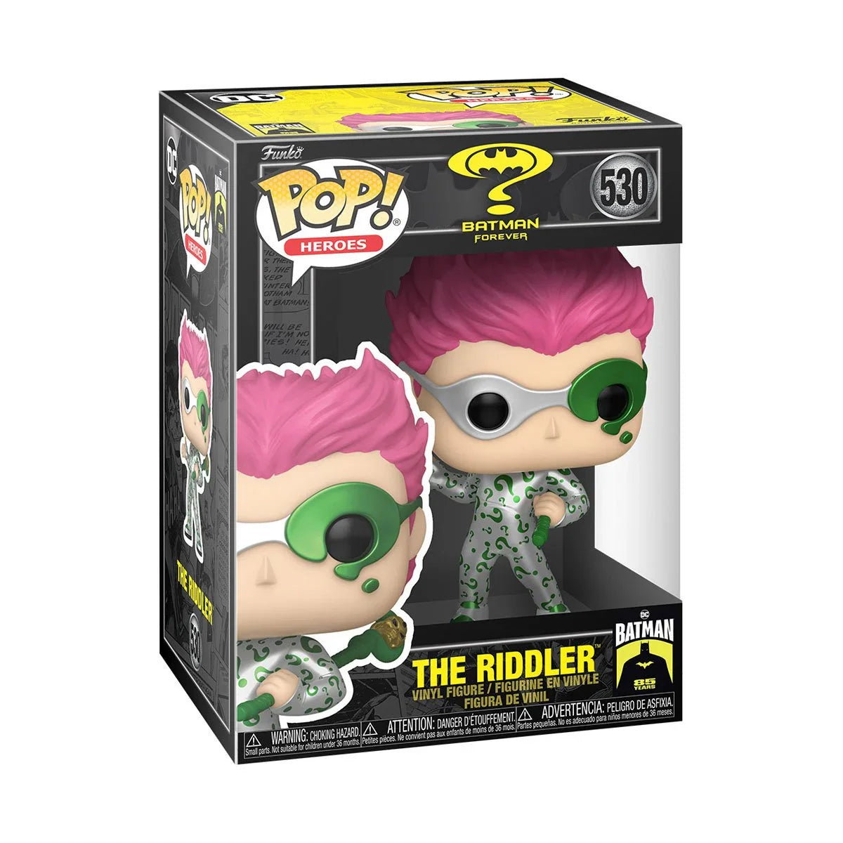 Funko Pop! DC Comics: Batman Forever - The Riddler Metallic 530