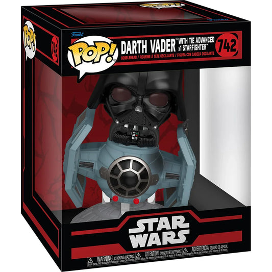 Funko Pop! Star Wars: Dark Side - Darth Vader with TIE Fighter Advanced x1 Starfighter 742 (Ride)