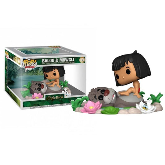 Funko Pop! Disney: The Jungle Book (El Libro de la Selva) - Baloo & Mowgli 1490 (Moment)