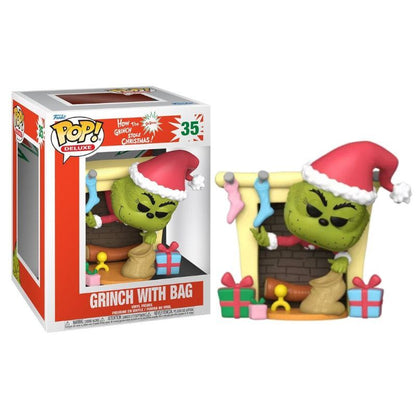 Funko Pop! Books: How the Grinch Stole Christmas - Grinch with Bag 35 (Deluxe)