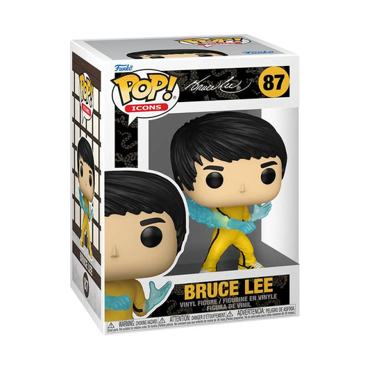 Funko Pop! Icons: Bruce Lee (Be Water) 87 (CAJA CON DETALLES)