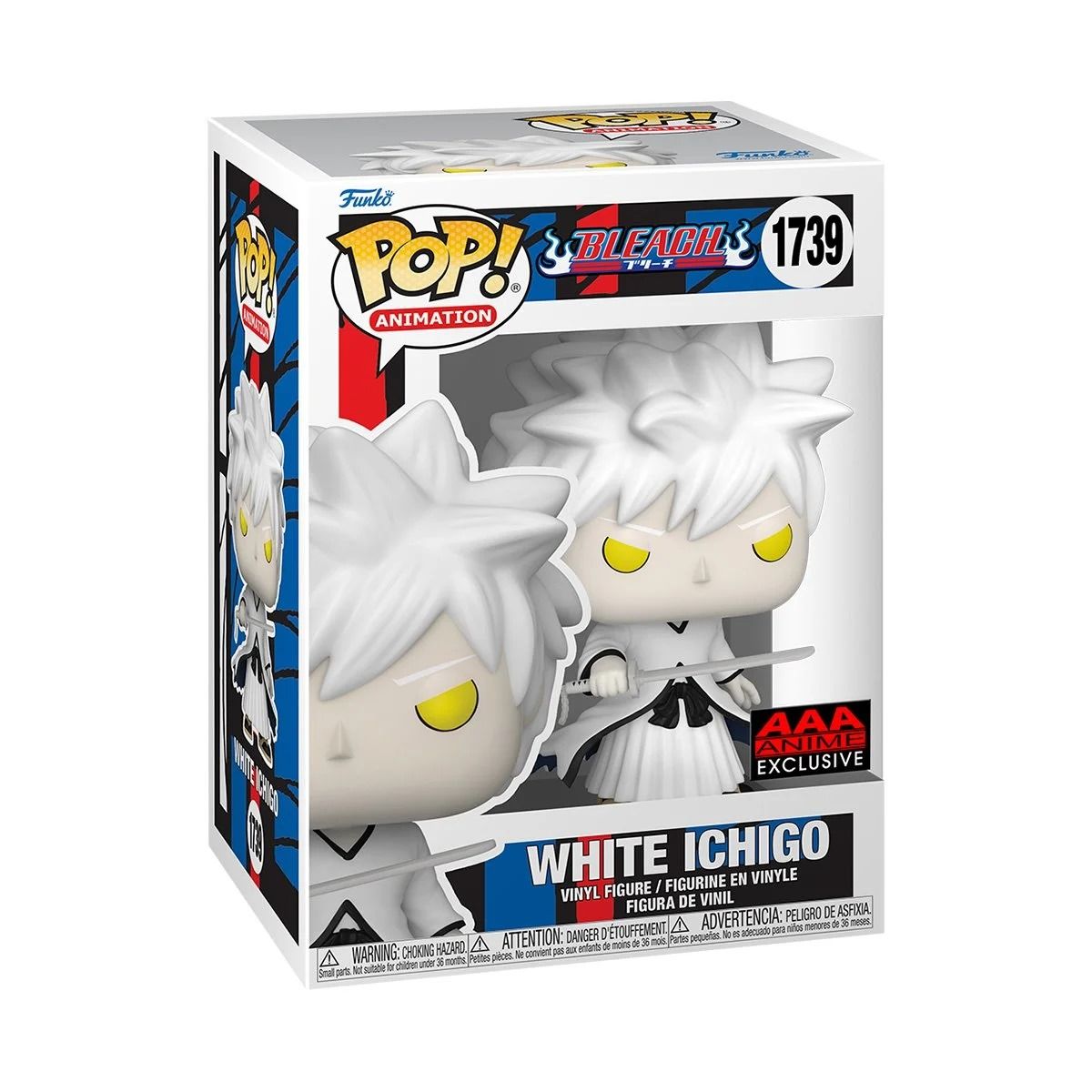 Funko Pop! Anime: Bleach - White Ichigo 1739 - AAA Anime Exclusive