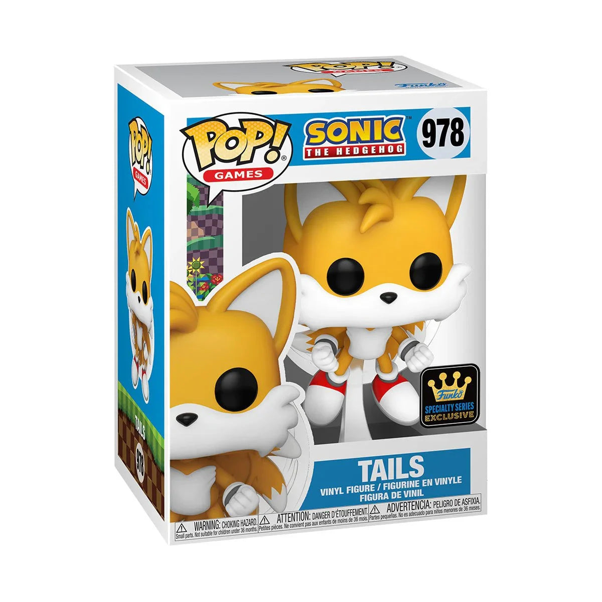 Funko Pop! Sonic The Hedgehog - Tails Flying 978 - Specialty Series