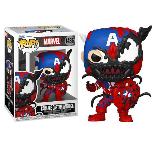 Funko Pop! Marvel: Absolute Carnage (Carnageized) - Carnage Captain America 1436