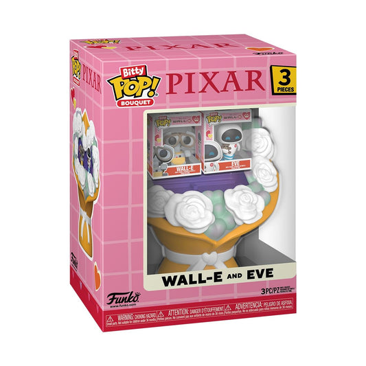 Funko Bitty Pop! Valentines | Disney - Pixar: Wall-E and Eve (Bouquet)