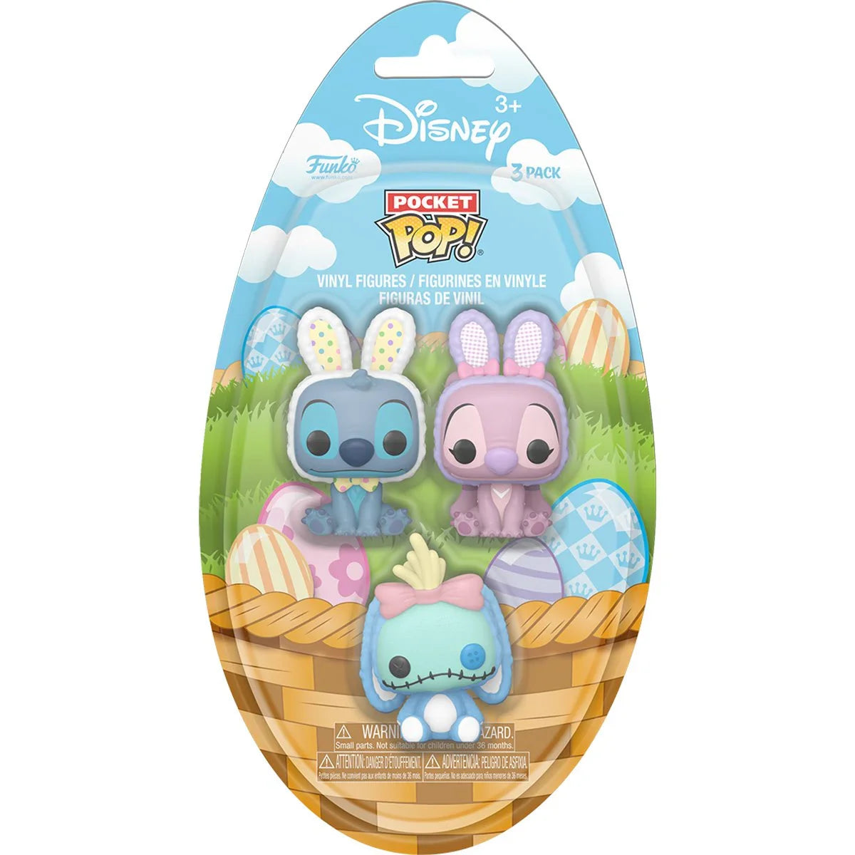 Funko Pocket Pop! -  Lilo & Stitch Easter Mini-Figure (3 Pack)