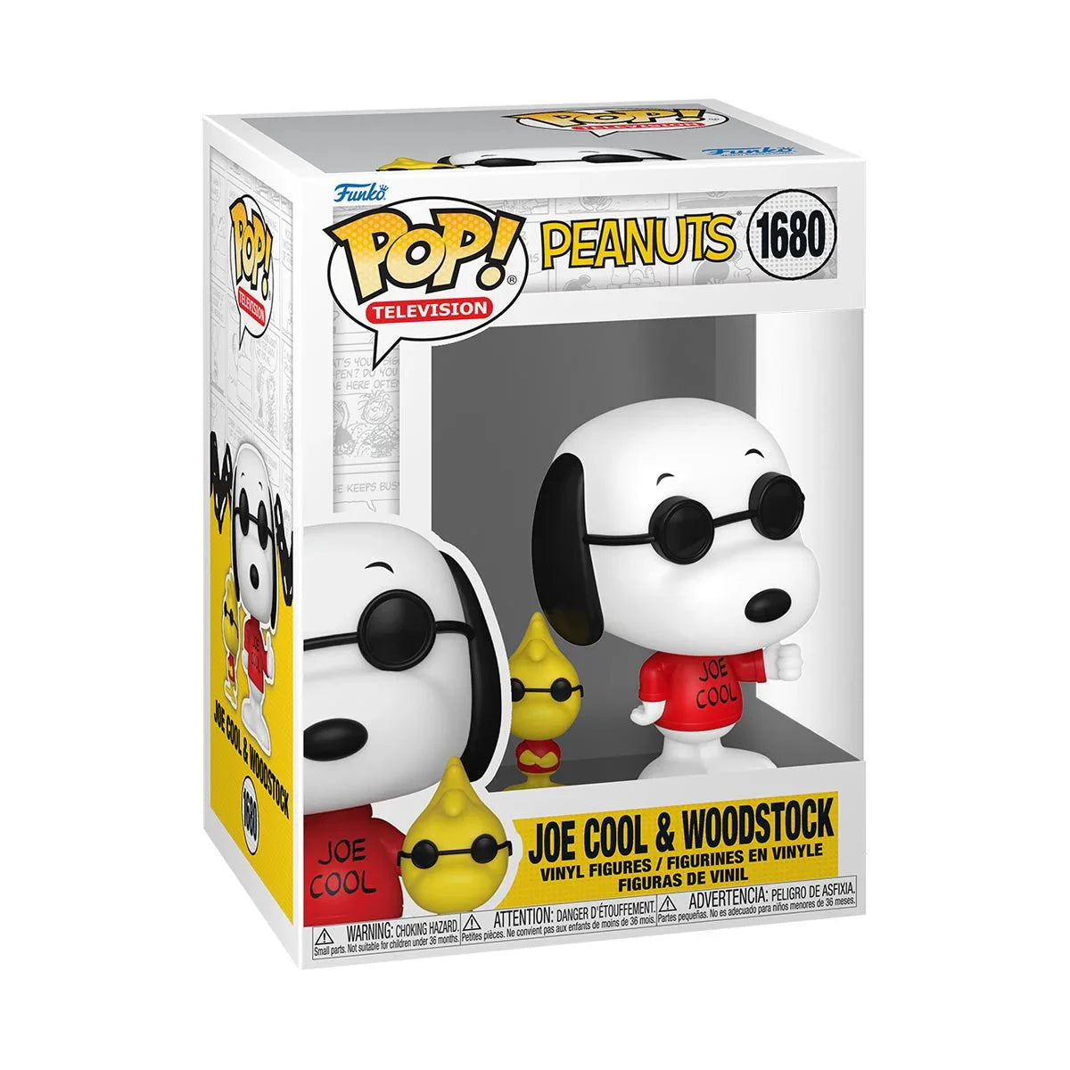 Funko Pop! Television: Peanuts - Joe Cool & Woodstock 1680 – Poptoons ...