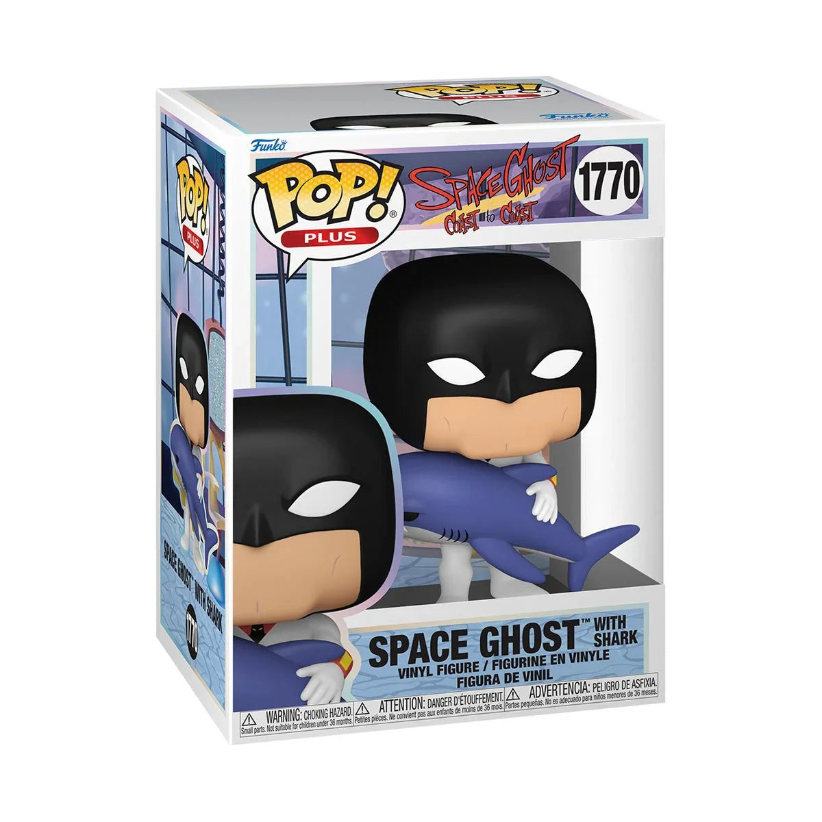 Funko Pop! Animados: Space Ghost Coast to Coast - Space Ghost with Shark 1770 (Plus)