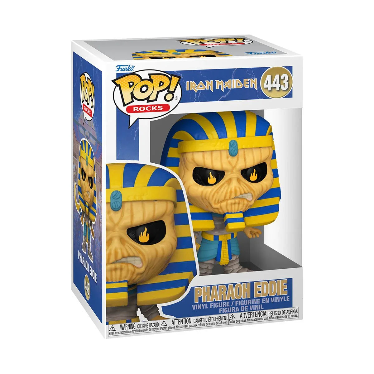 Funko Pop! Musica: Iron Maiden | 50th Anniversary - Pharaoh Eddie Funko 443