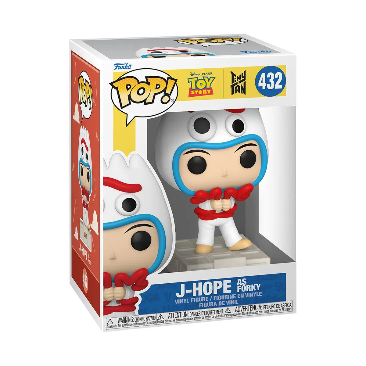 Funko Pop! Toy Story x Tiny TAN (BTS) - J-Hope as Forky 432 (CAJA CON DETALLES)