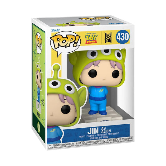 Funko Pop! Toy Story x Tiny TAN (BTS) - Jin as Alien 430 - Caja con Detalles