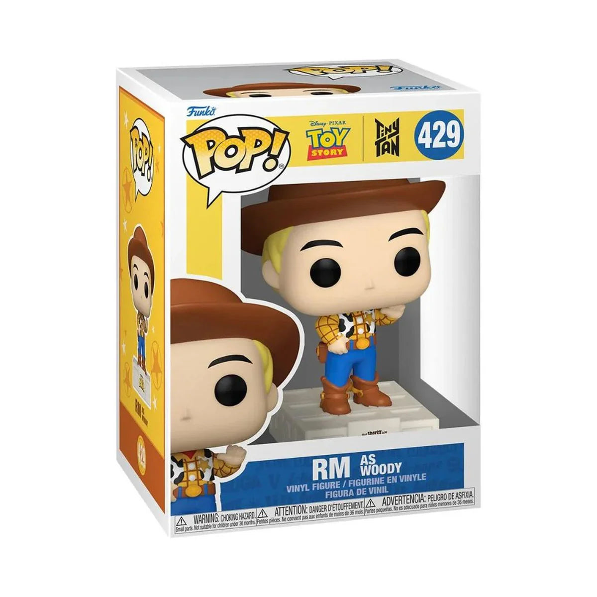 Funko Pop! Toy Story x Tiny TAN (BTS) - RM as Woody 429