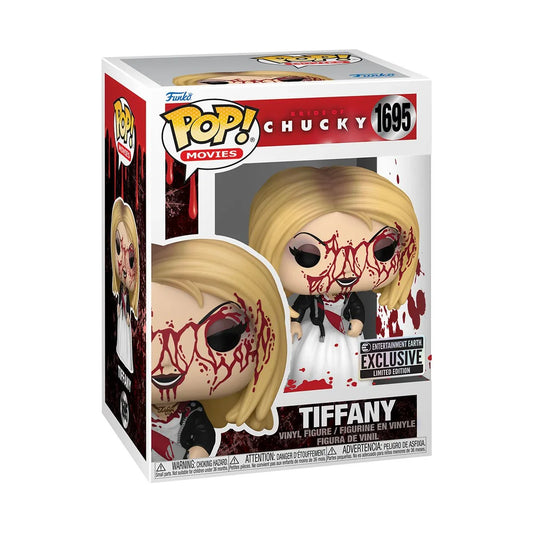 Funko Pop! Movies: Bride of Chucky - Tiffany Bloody 1695 - Entertainment Earth Exclusive