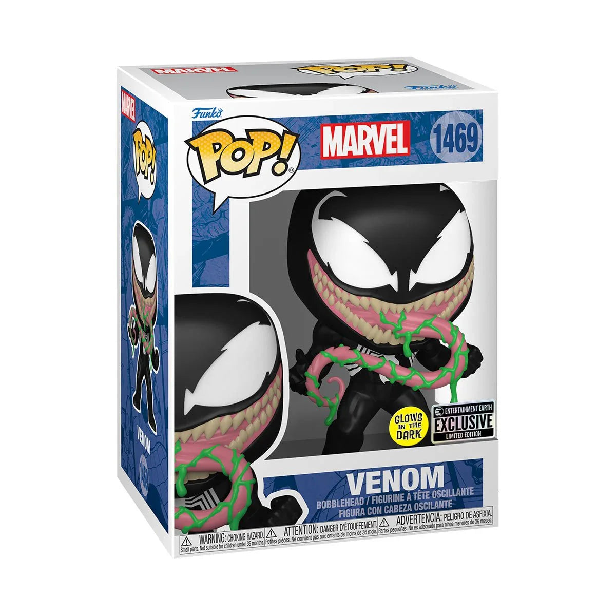 Funko Pop! Marvel: Venom with Ooze 1469 (GITD) - Entertainment Earth Exclusive