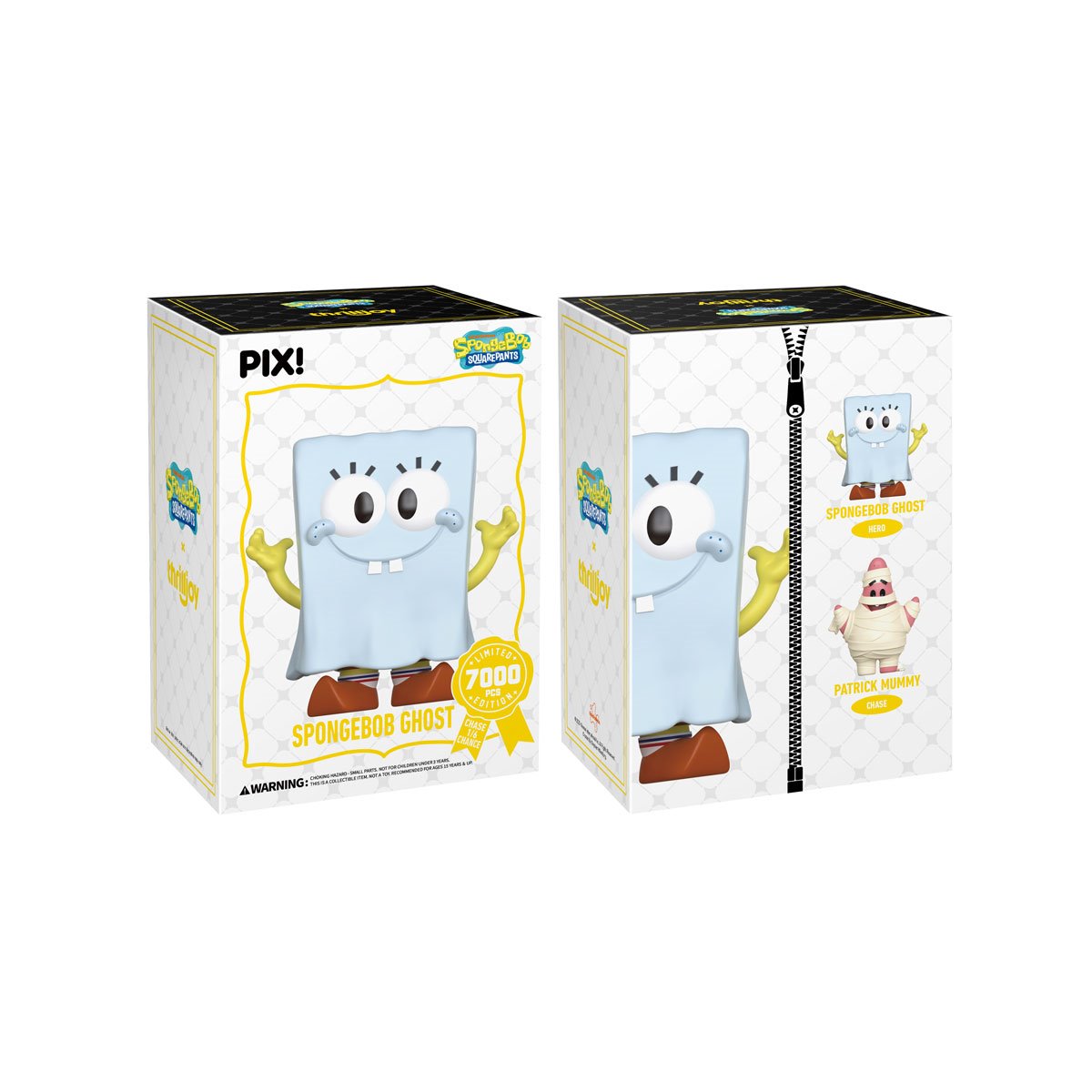 ThrillJoy Pix! SpongeBob SquarePants - SpongeBob SquarePants Ghost (Modelo aleatorio)