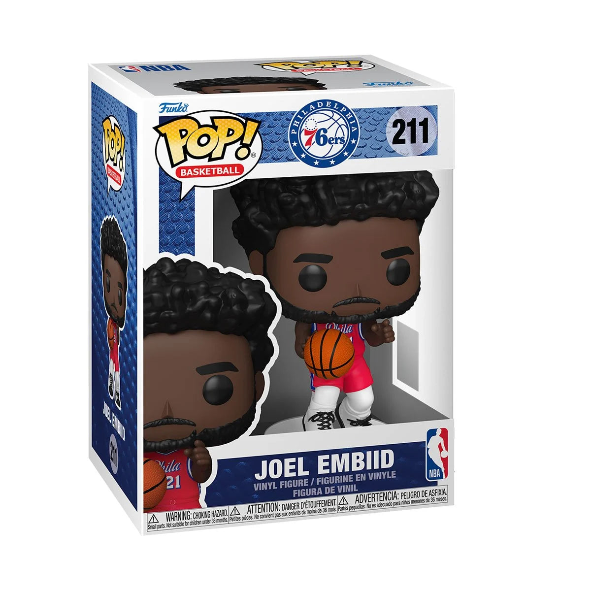Funko Pop! Basketball: NBA - 76ers Joel Embiid 211