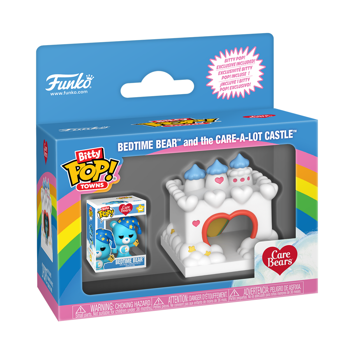 Funko Bitty Pop! Animation: Care Bears -  Care-a-Lot Castle (TOWN)