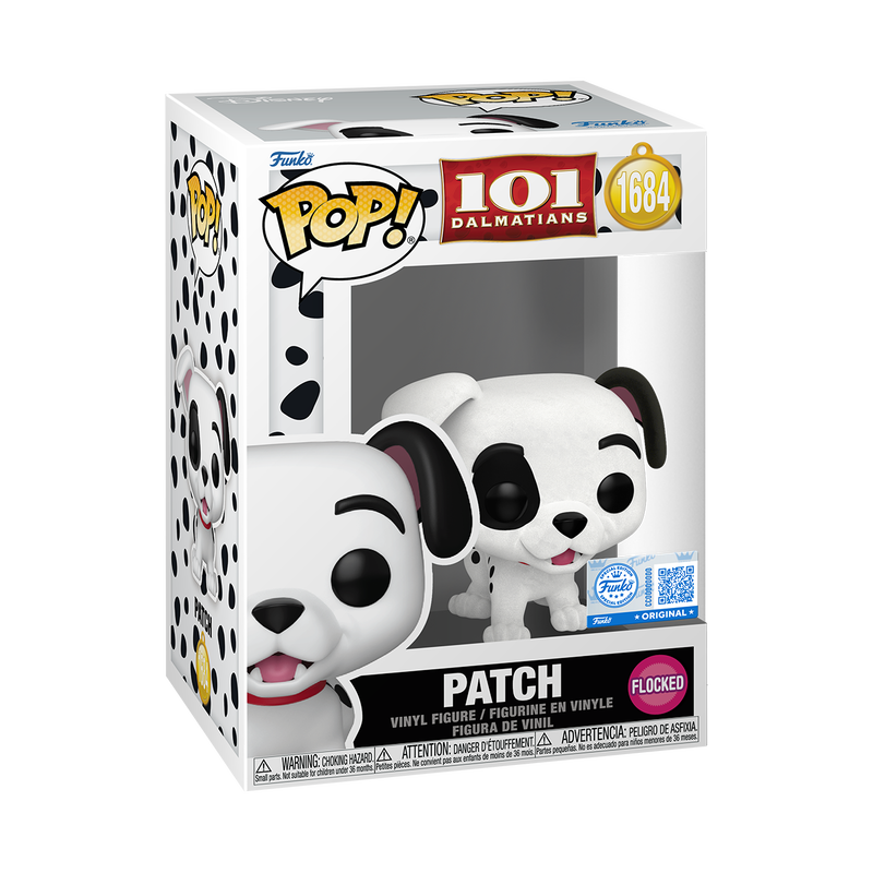 Funko Pop! Disney: 101 Dalmatians - Patch 1684 (Flocked)