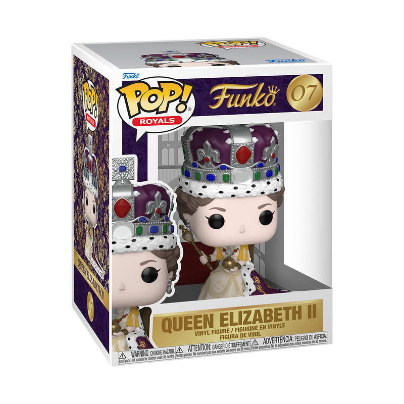 Funko Pop! Royals - Queen Elizabeth II (Coronation) 07 (PREMIUM)