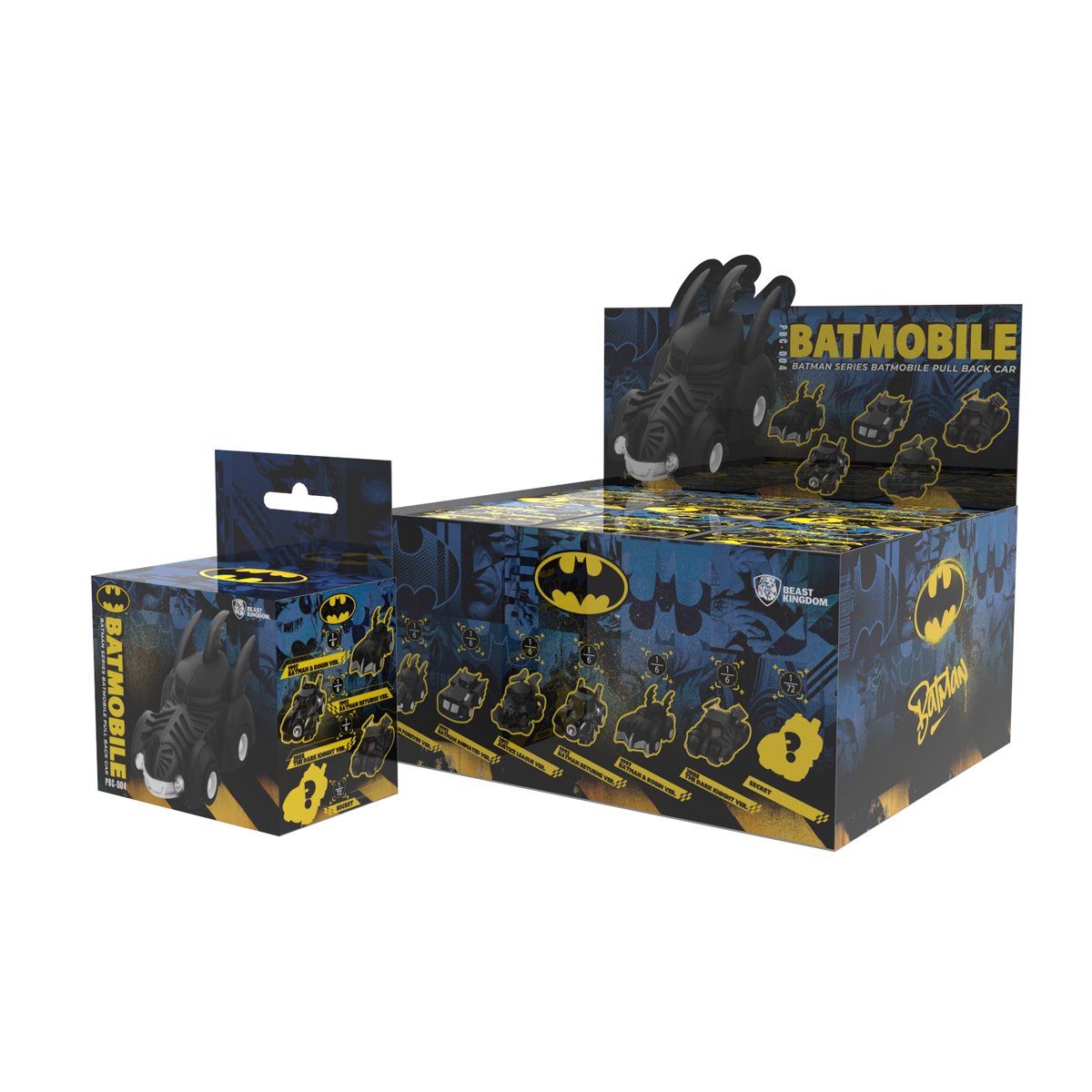 Beast Kingdom: Batman Batmobile Pull Back Car - Blind Box (x unidad)