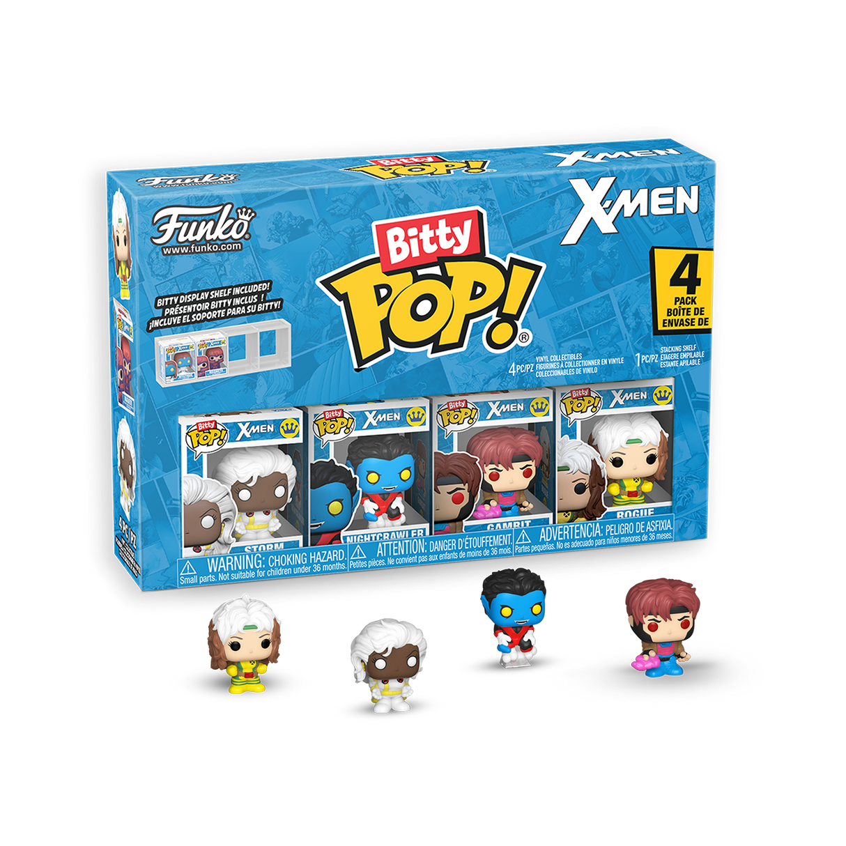 Funko Bitty Pop! Marvel: X-Men - 4pack (Gambit)
