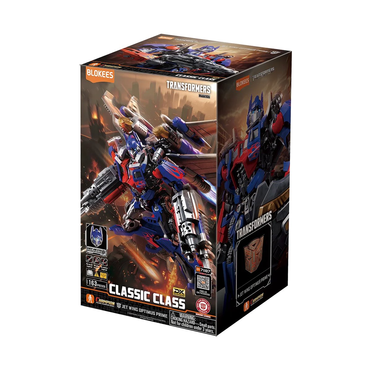 Blokees: Transformers - Classic Class 021 Jet Wing Optimus Prime - Deluxe (Model Kit)