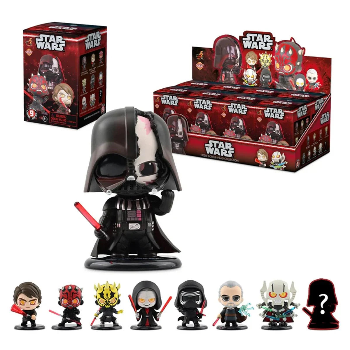 Hot Toys | Cosbi (Bobble Head) -  Star Wars Dark Side (Blind-Box Mini-Figure) x unidad