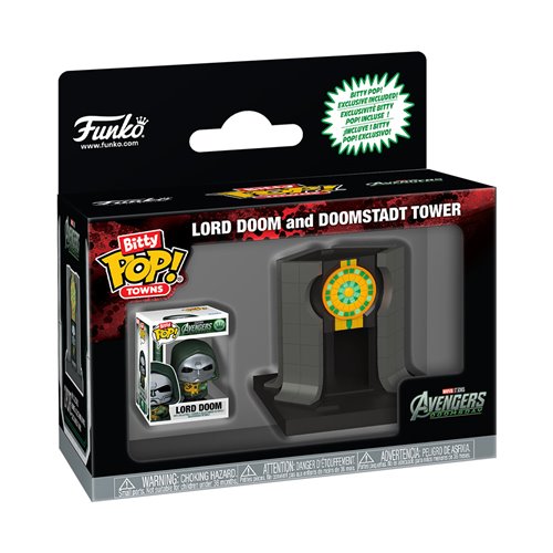 Funko Bitty Pop! Marvel Studios: Avengers Doomsday - Lord Doom and Doomstadt Tower (Town)