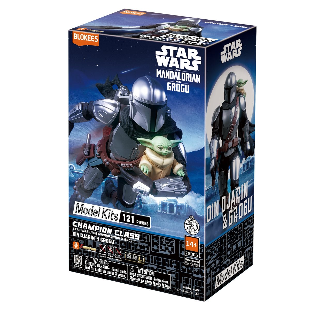 Blokees: Model Kit - Star Wars: The Mandalorian & Grogu - Din Djarin & Grogu Classic Class 05