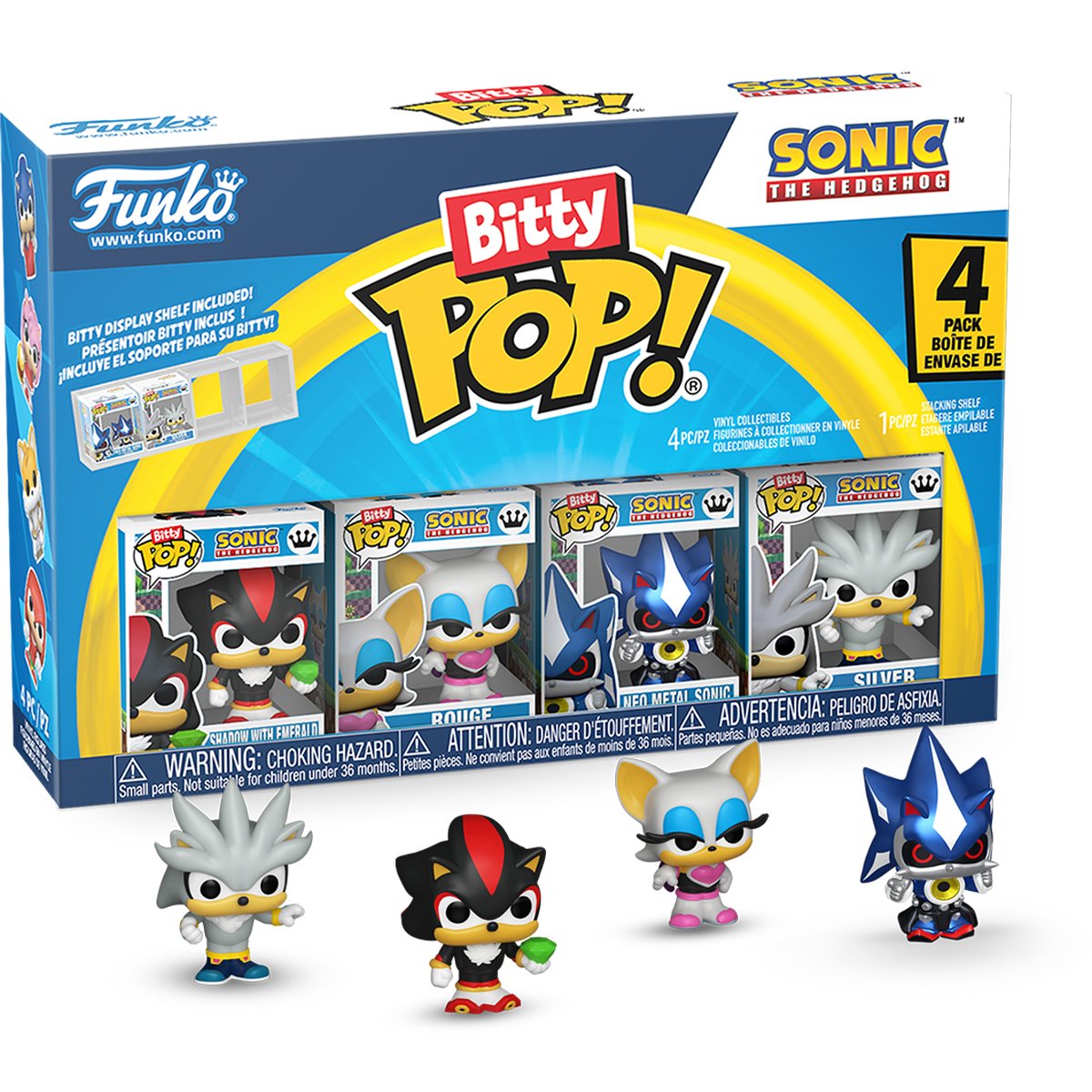 Funko Bitty Pop! Games | Sonic the Hedgehog - 4pack (Shadow)