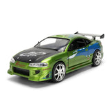 Jada: Die-Cast Metal Vehicle | Fast and Furious 25th Anniversary - Brian's Mitsubishi Eclipse - Escala 1:24