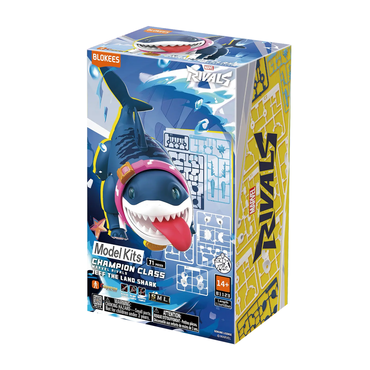 Blokess: Model Kit - Marvel Rivals: Jeff The Land Shark Champion Class 12