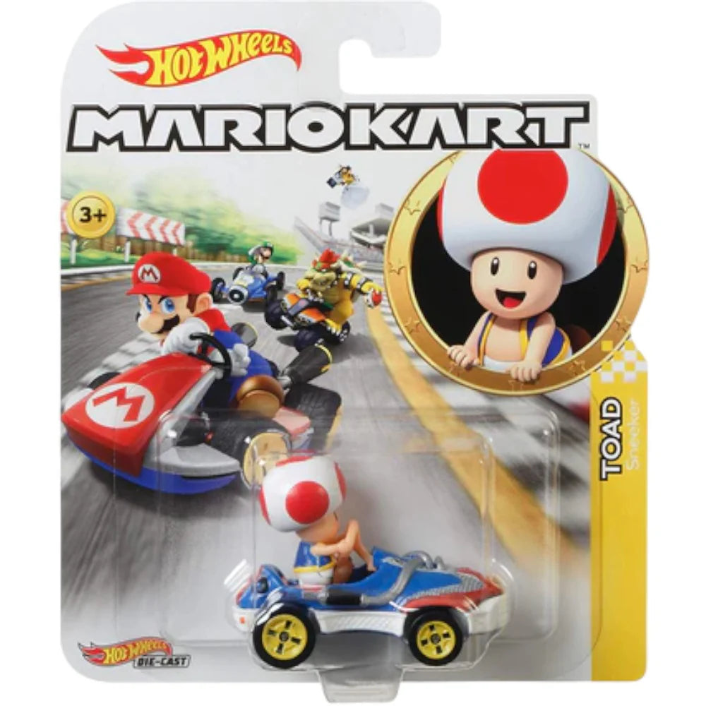 Hot Wheels: Die-Cast | Mario Kart - Toad (Sneeker)