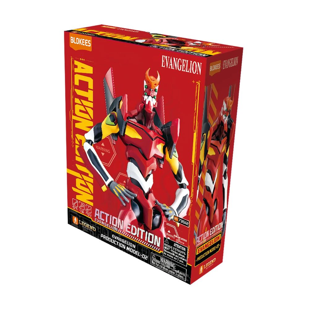 Blokees: Evangelion - Unit 02 Neon Genesis (Model Kit)