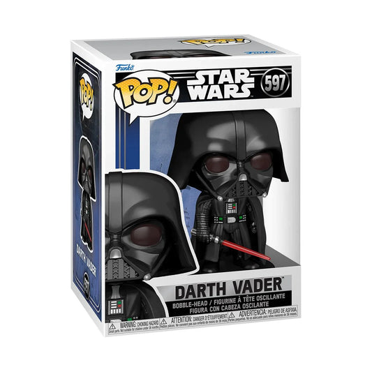 Funko Pop! Star Wars: Star Wars - Darth Vader 597 - Caja con Detalles