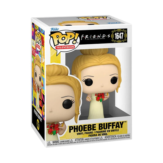 Funko Pop! Television: Friends - Phoebe Buffay (Yellow Dress) 1647 - Caja con Detalles