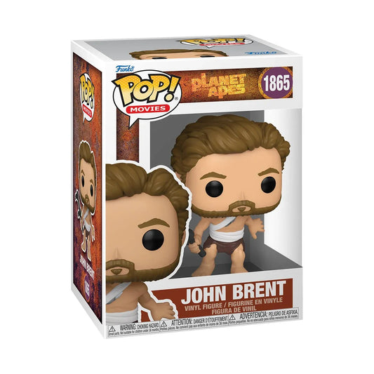 Funko Pop! Movies: Planet of the Apes (El Planeta de los Simios) - John Brent 1865 - Caja con Detalles