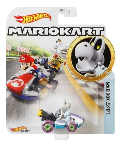 Hot Wheels: Die-Cast | Mario Kart - Dry Bones Standard Kart
