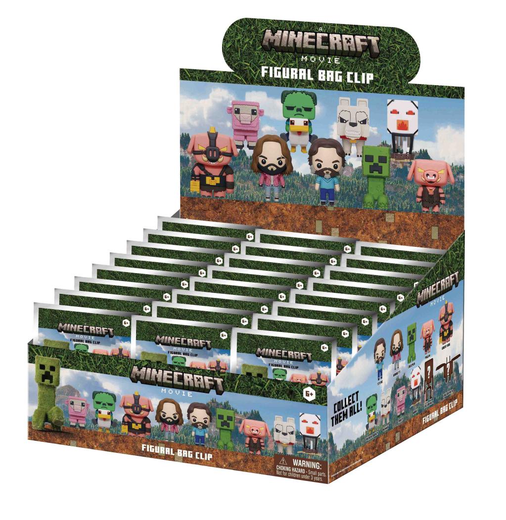 Monogram: Figural Bag Clip - Games - A Minecraft Movie (Blind Bag) (1 unidad)