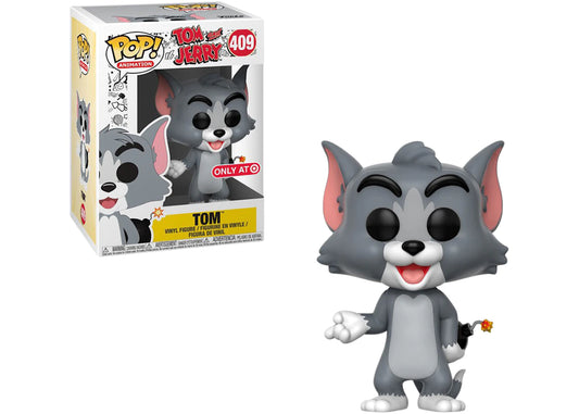 Funko Pop! Animados: Tom & Jerry - Tom (with bomb) 409 - Target Exclusive (Vaulted)