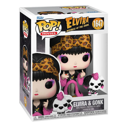 Funko Pop! Movies: Elvira Mistress of the Dark - Elvira & Gonk 1647