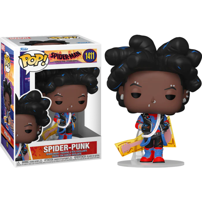 Funko Pop! Marvel: Spider-man | Across the Spiderverse - Spider-Punk Unmasked 1411