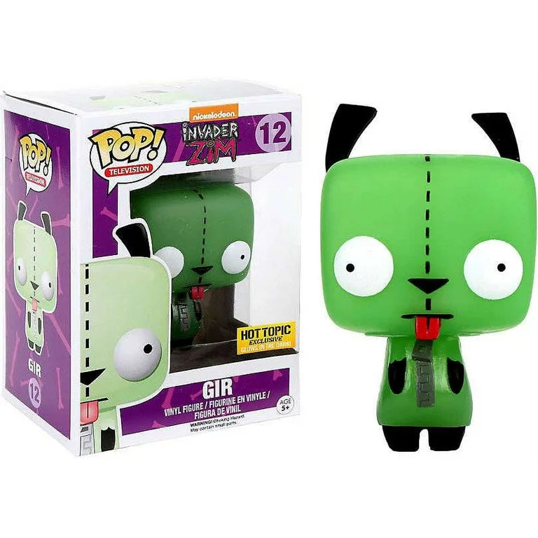 Funko Pop! Television: Nickelodeon - INVADER ZIM - Gir 12 - Hot Topic Exclusive (Glows in the Dark) (Vaulted)