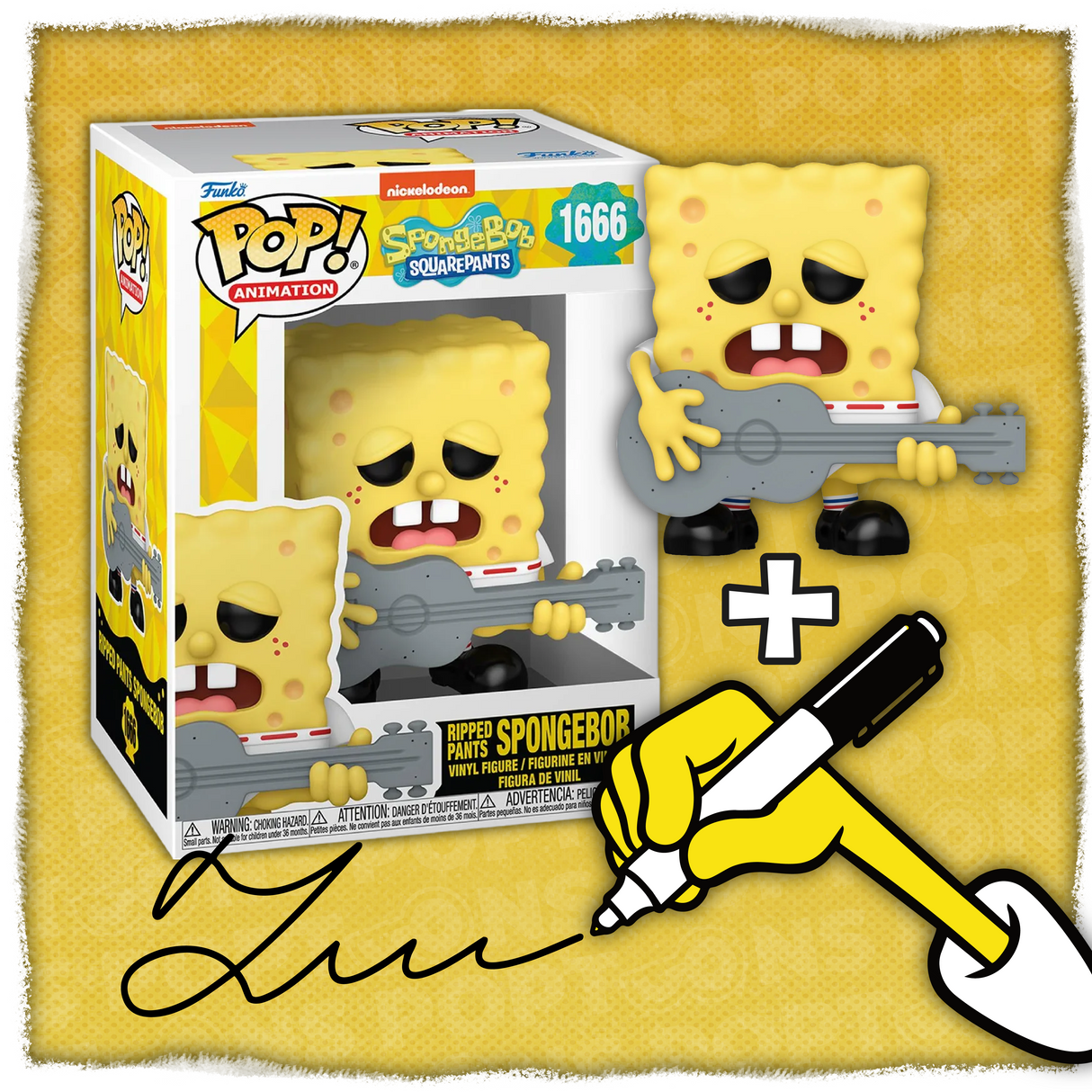 Funko Pop!: Ripped Pants SpongeBob 1666 + Firma