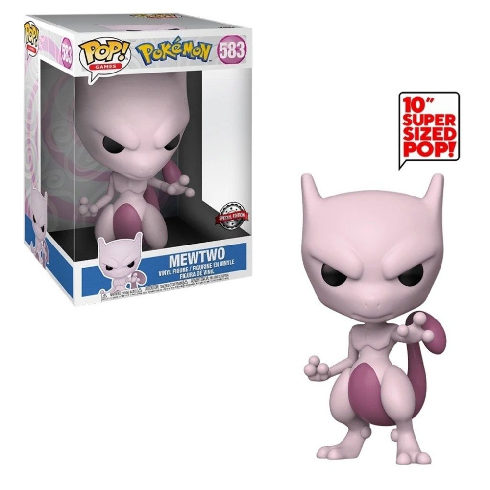 Funko Pop! Games: Pokemon - Mewtwo 583 (Jumbo) - Special Edition