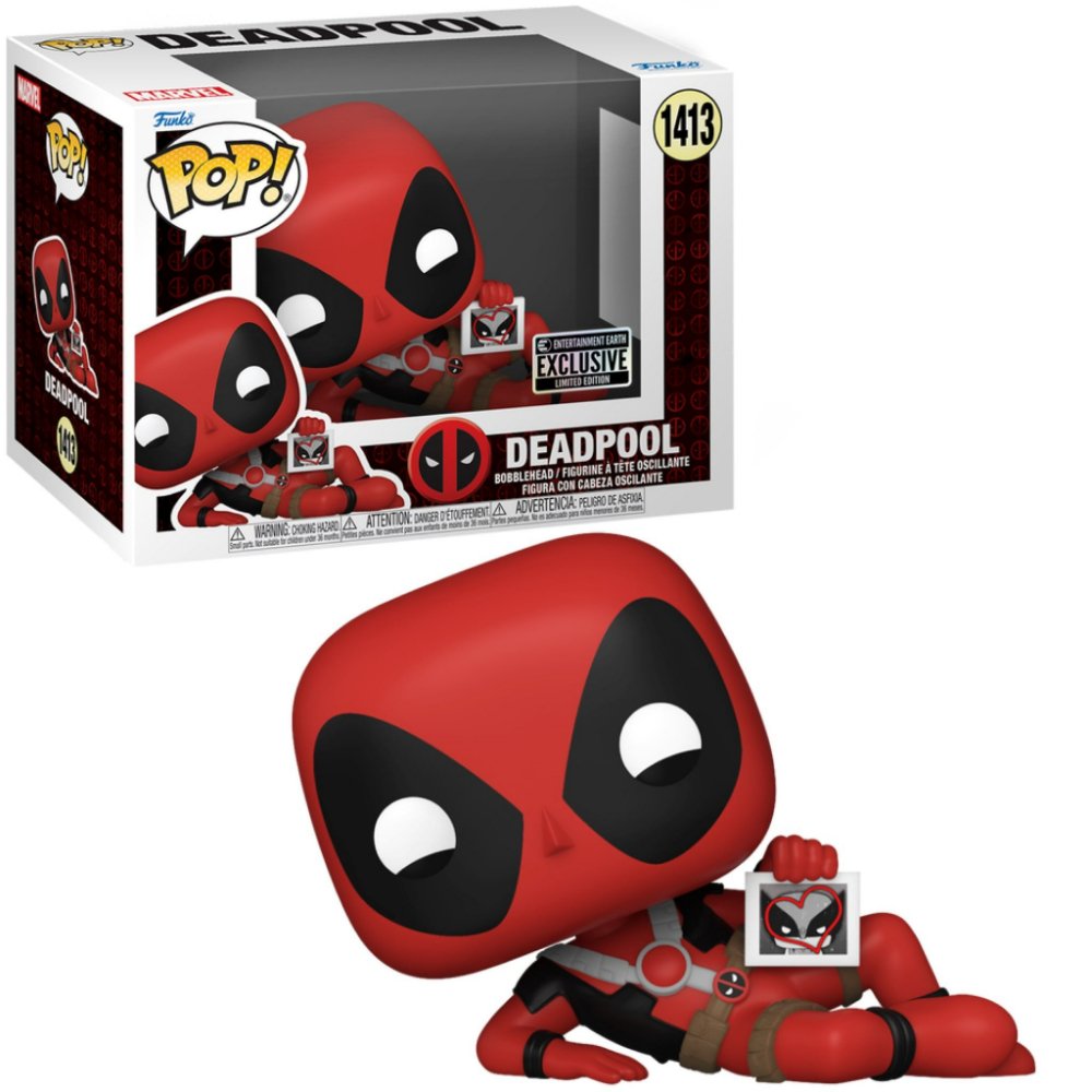 Funko Pop! Marvel: Deadpool - Deadpool (Hearts Wolverine) - Entertainment Earth Exclusive