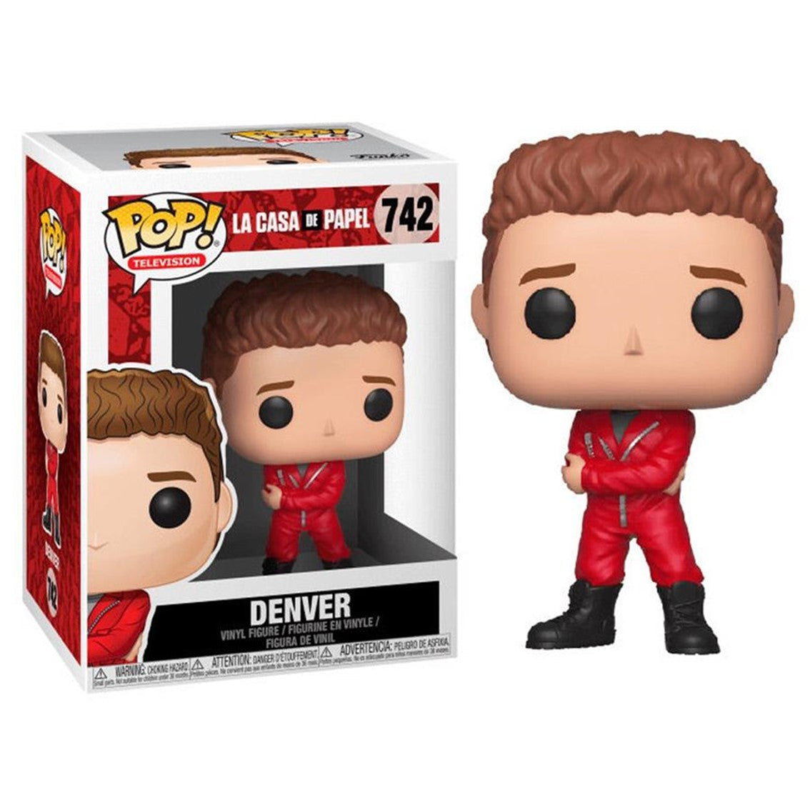 Funko Pop! Television: La Casa de Papel - Denver 742 (Caja con Detalle) (Caja con Detalles)