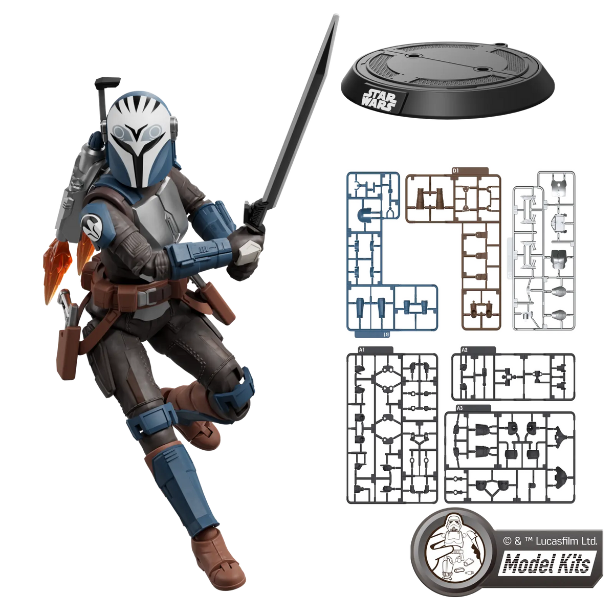 Blokees: Star Wars: The Mandalorian Bo-Katan Kryze Classic Class 06 (Model Kit)