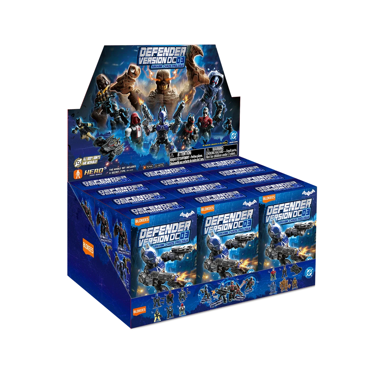 Blokees: DC Defender - Arkham: Chaos Prologue - Series 03 - Blind Box (x unidad)